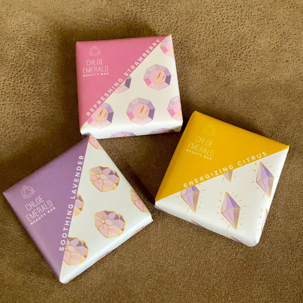 3/$9 Set of 3 Chloe Emerald Beauty Bars